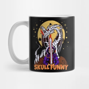dragon skull space Mug